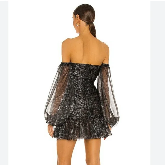 Bronx and Banco black tulle mini corset dress - Picture 2 of 10